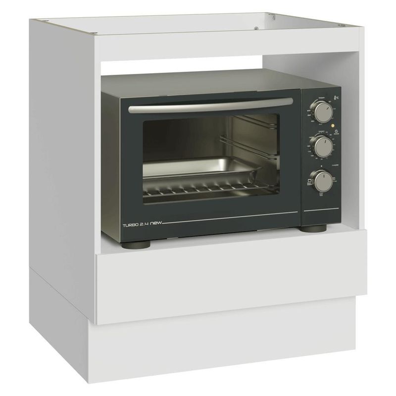 Balcão para forno/micro-ondas 70 cm 1 gaveta (sem tampo) madesa