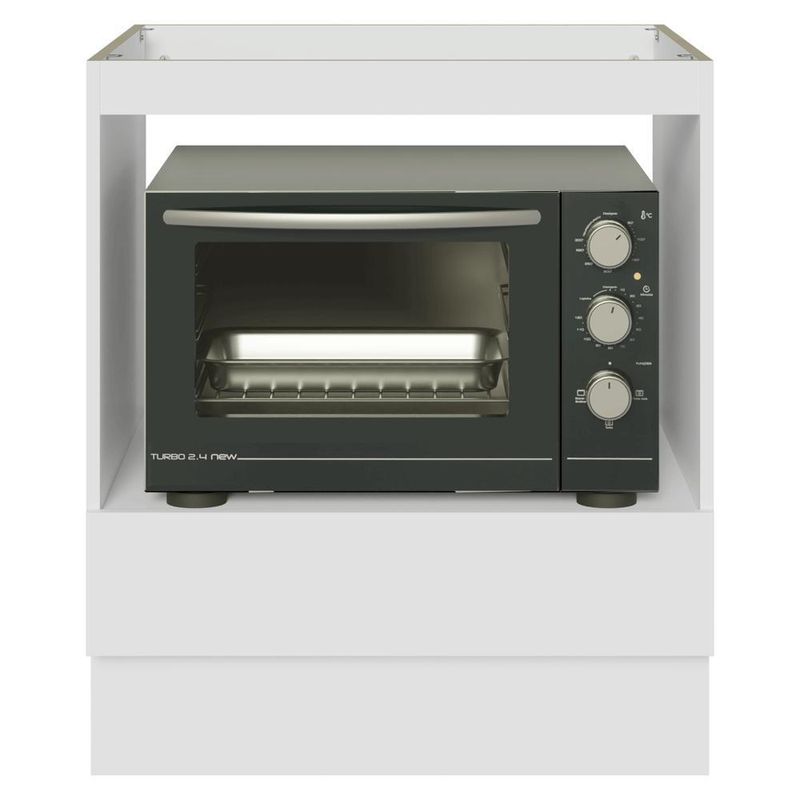 Balcão para forno/micro-ondas 70 cm 1 gaveta (sem tampo) madesa