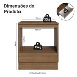 Balcão para forno/micro-ondas 70 cm 1 gaveta madesa