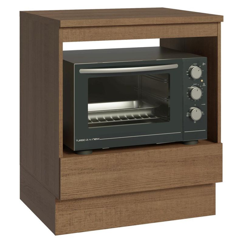 Balcão para forno/micro-ondas 70 cm 1 gaveta madesa