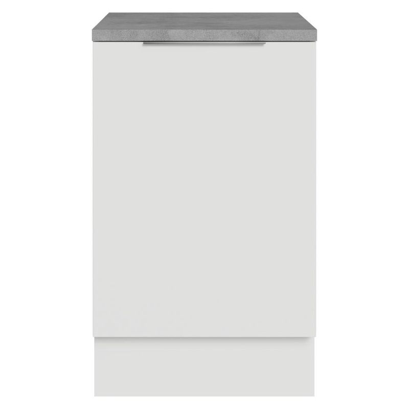 Balcão de cozinha 50cm 1 porta branco stella madesa
