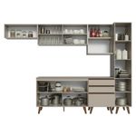 Armário de cozinha completa 300cm nice madesa 05