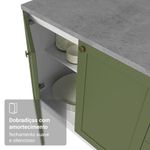 Armário de cozinha completa de canto 549 cm branco vik madesa 01