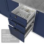 Armário de cozinha completa 270 cm branco vik madesa 05