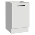 Balcão de cozinha 50cm 1 porta (sem tampo) b agata madesa