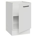 Balcão de cozinha 50cm 1 porta (sem tampo) b agata madesa