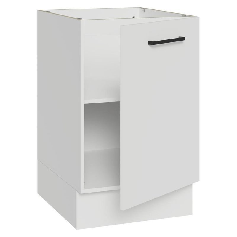Balcão de cozinha 50cm 1 porta (sem tampo) b agata madesa