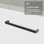 Balcão de cozinha 50cm 1 porta (sem tampo) b agata madesa