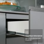 Armário de cozinha completa de canto 445cm suspensa nice madesa 03