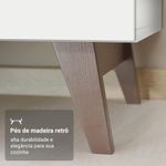 Armário de cozinha completa 250cm branco reims madesa 08