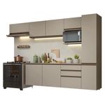 Armário de cozinha completa 300cm suspensa nice madesa 10