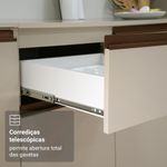 Armário de cozinha completa 300cm suspensa nice madesa 10