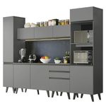 Armário de cozinha completa 280cm nice madesa 01