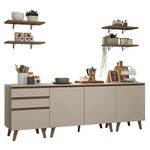 Armário de cozinha completa 240cm nice madesa 01