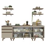 Armário de cozinha completa 240cm nice madesa 01