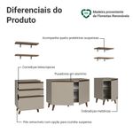 Armário de cozinha completa 240cm nice madesa 01