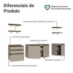Armário de cozinha completa 240cm suspensa nice madesa 10
