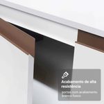 Armário de cozinha completa 250cm branco reims madesa 07