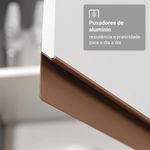 Armário de cozinha completa 250cm branco reims madesa 07