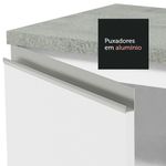Torre quente para 2 fornos armário de cozinha 2 portas e 1 suspensa glamy madesa
