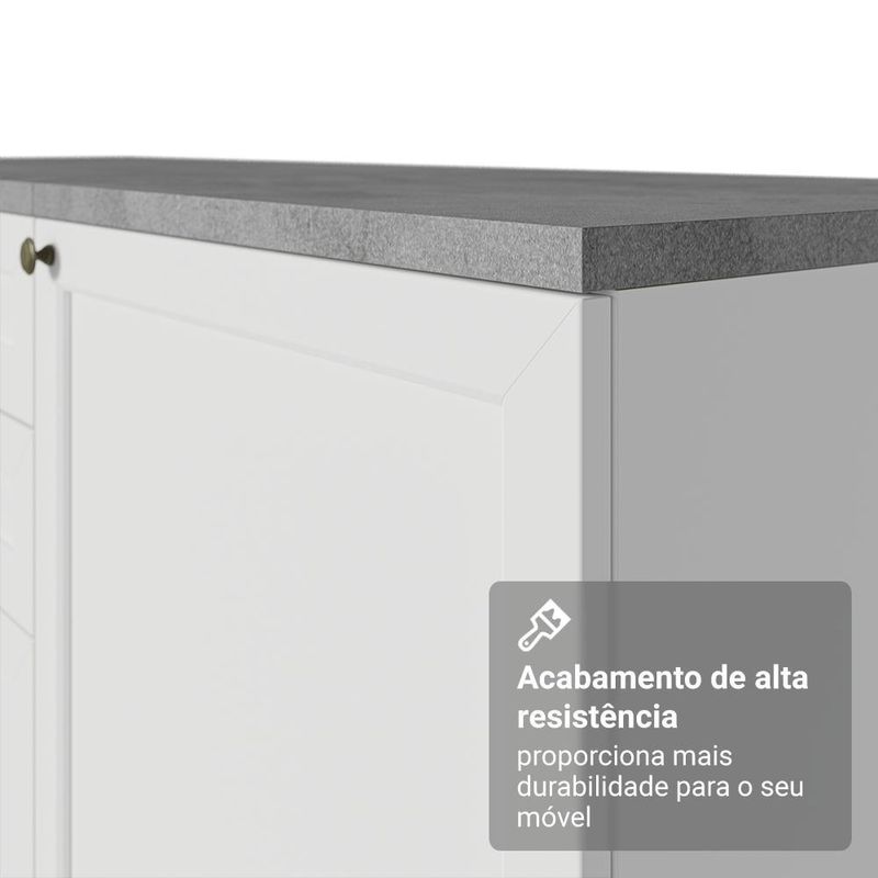 Torre quente 70 cm 3 portas branco vik madesa
