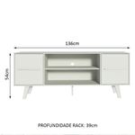 Rack para tv até 55 polegadas madesa copenhagen