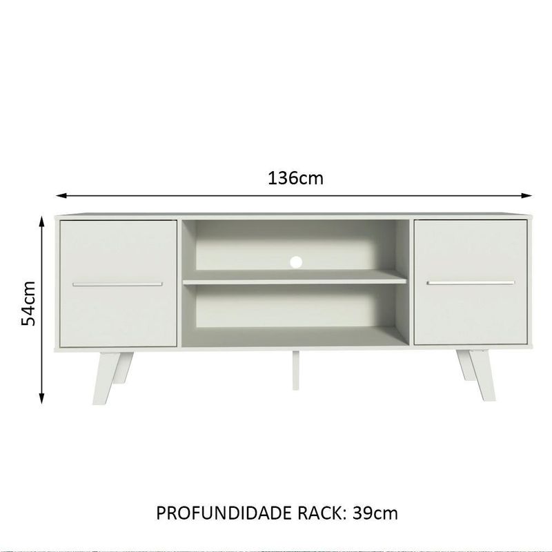 Rack para tv até 55 polegadas madesa copenhagen