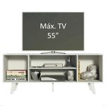 Rack para tv até 55 polegadas madesa copenhagen