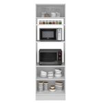 Torre quente madesa stella 70 cm 3 portas - branco