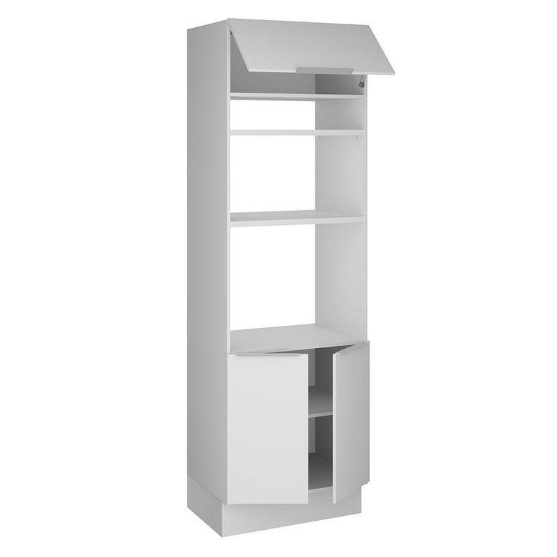 Torre quente madesa stella 70 cm 3 portas - branco