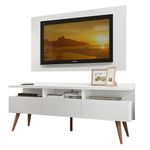 Rack madesa londres e painel para tv até 55 polegadas - branco