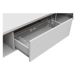 Rack para tv até 75 polegadas madesa reims 2 portas 1 gaveta - branco