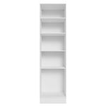 Paneleiro 60 cm com nichos abertos para cozinha madesa glamy, agata, stella - branco