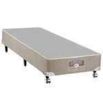Base box para colchão viúva castor silver star 27x120x203 cm – branco/bege