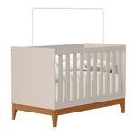 Berço Americano Mini Cama Flip Areia Fosco - Reller Móveis Areia Fosco