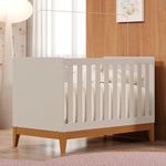 Berço Americano Mini Cama Flip Areia Fosco - Reller Móveis Areia Fosco