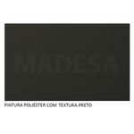 Rack madesa cancun e painel para tv até 58 polegadas com pés - preto 8nd8