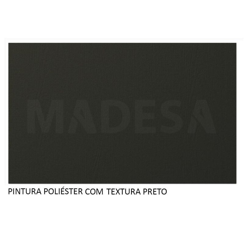 Rack madesa cancun e painel para tv até 58 polegadas com pés - preto 8nd8