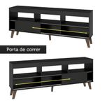 Rack com painel para tv até 65 polegadas com pés texas madesa