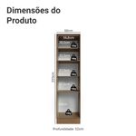 Paneleiro 60 cm 3 portas  vik madesa