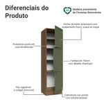 Paneleiro 60 cm 3 portas  vik madesa