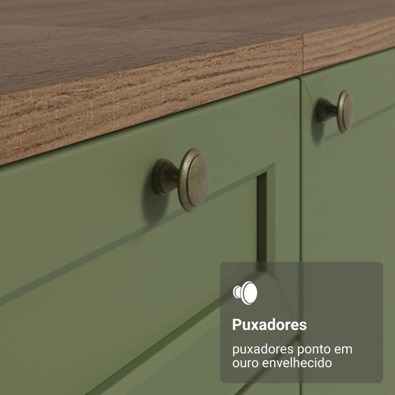 Paneleiro 60 cm 3 portas  vik madesa