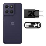 Smartphone motorola moto g17 tela 6,7” 256gb 4g câmera 50mp evening blue
