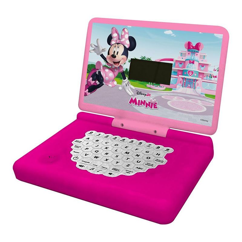 Laptop minigame notebook infantil bilíngue minnie