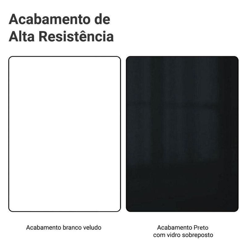 Kit balcão + cristaleira 70cm lux madesa 01