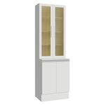 Kit balcão + cristaleira 60 cm smart 100% mdf madesa