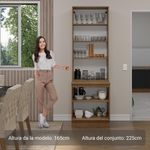 Kit balcão + cristaleira 70cm glamy madesa 01