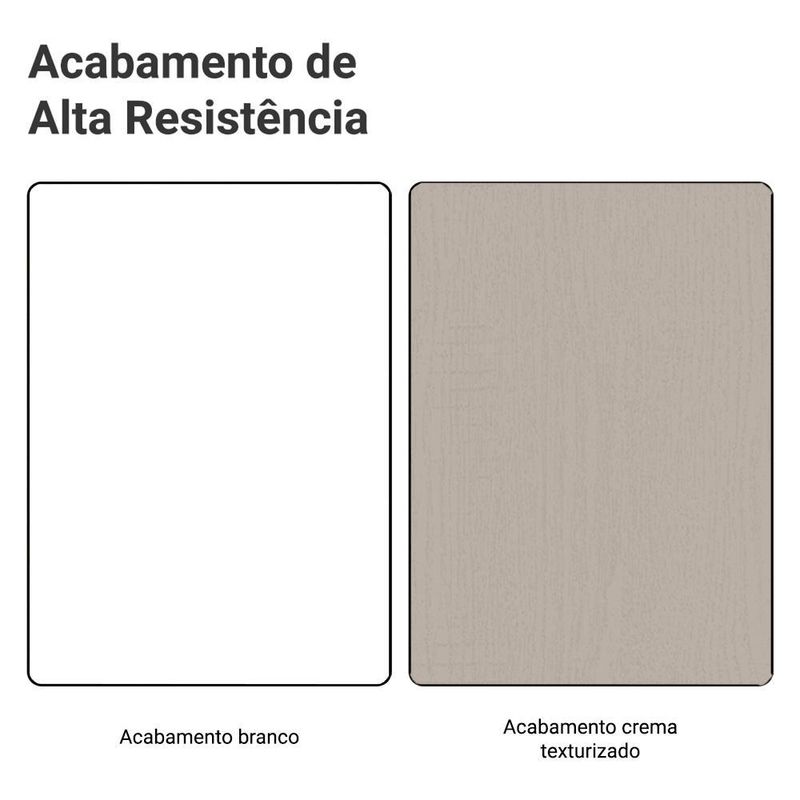 Kit balcão + cristaleira 70cm agata madesa 01