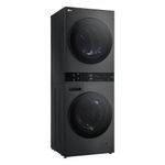 Lavadora e secadora lg wk14bs6 washtower 14kg turbowash 360° ai thinq black inox