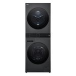 Lavadora e secadora lg wk14bs6 washtower 14kg turbowash 360° ai thinq black inox